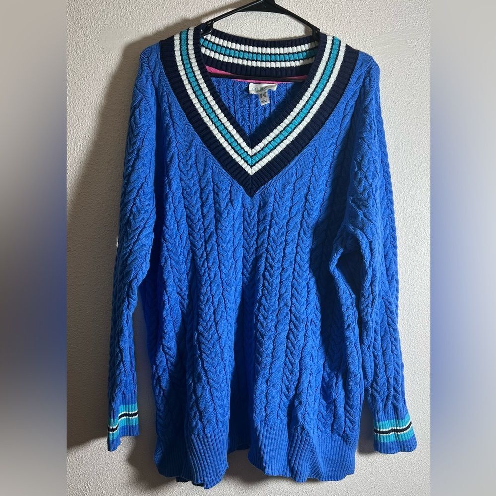 Issac Mizrahi Live Club House Sweater